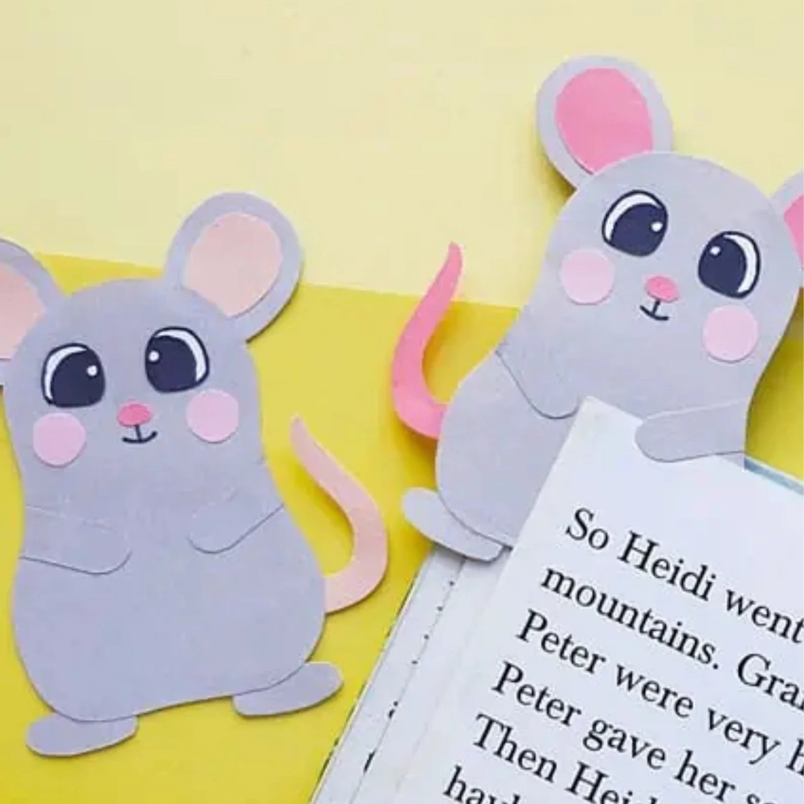 Mouse Bookmark Craft