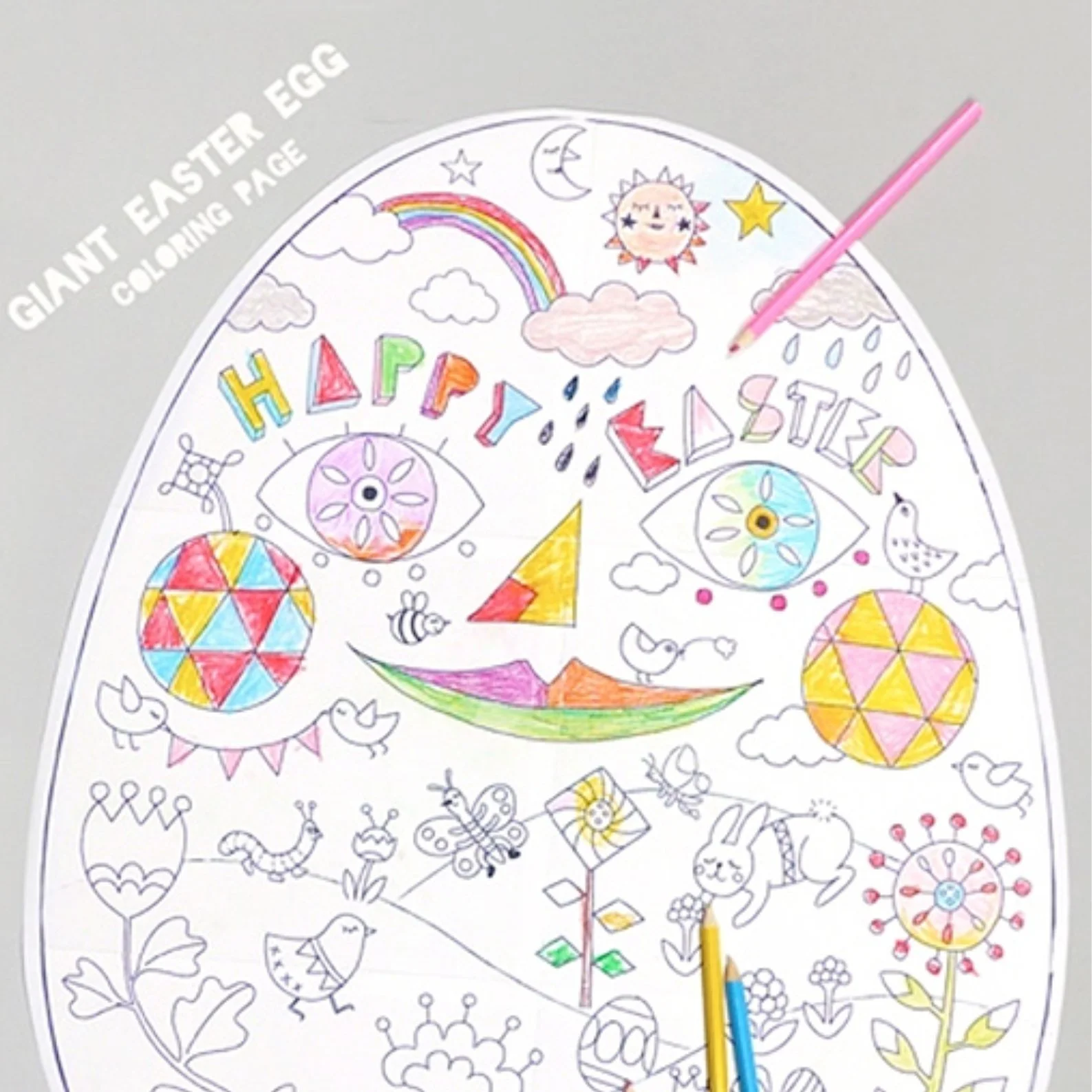 Easter Colouring Pages
