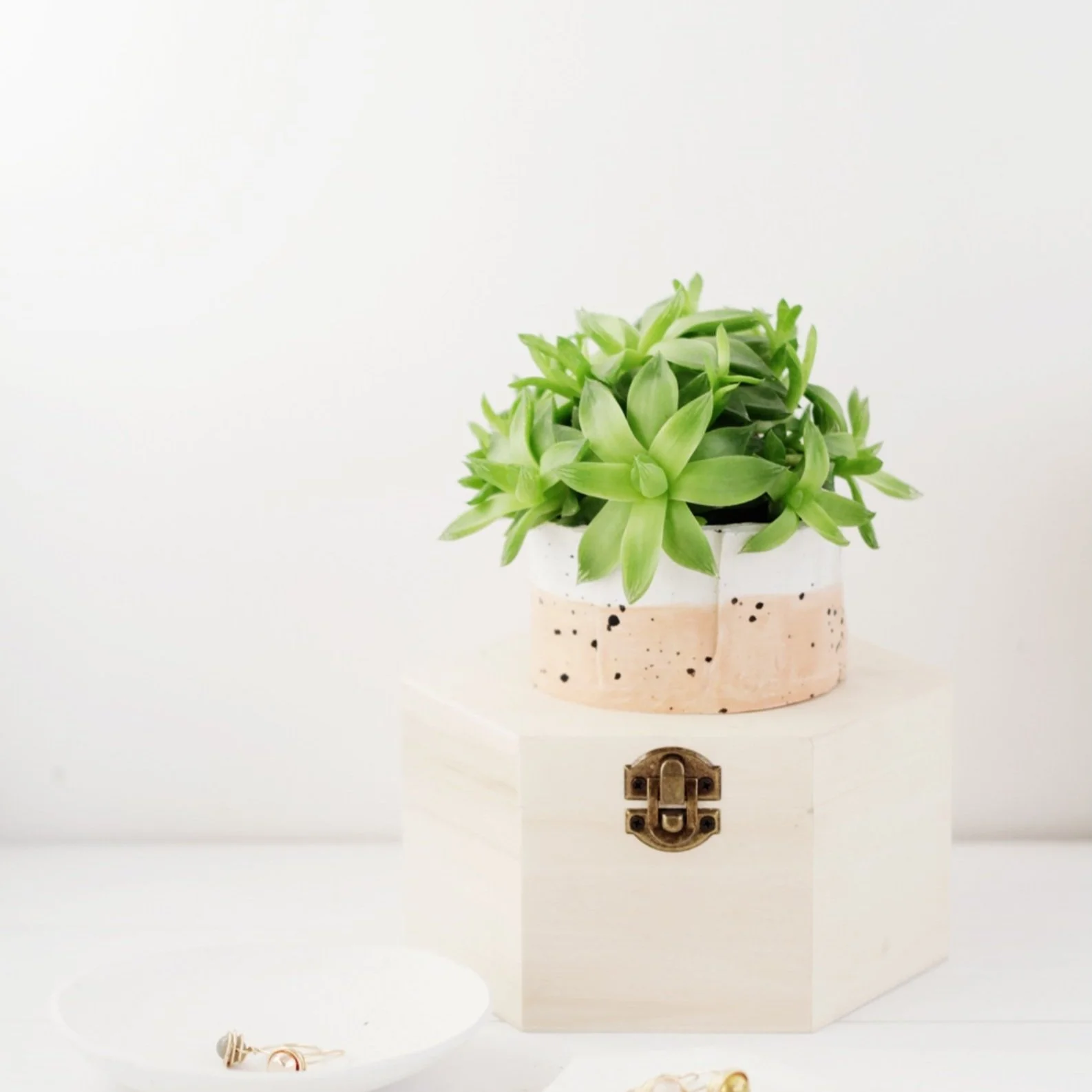 DIY Faux Glazed Pots