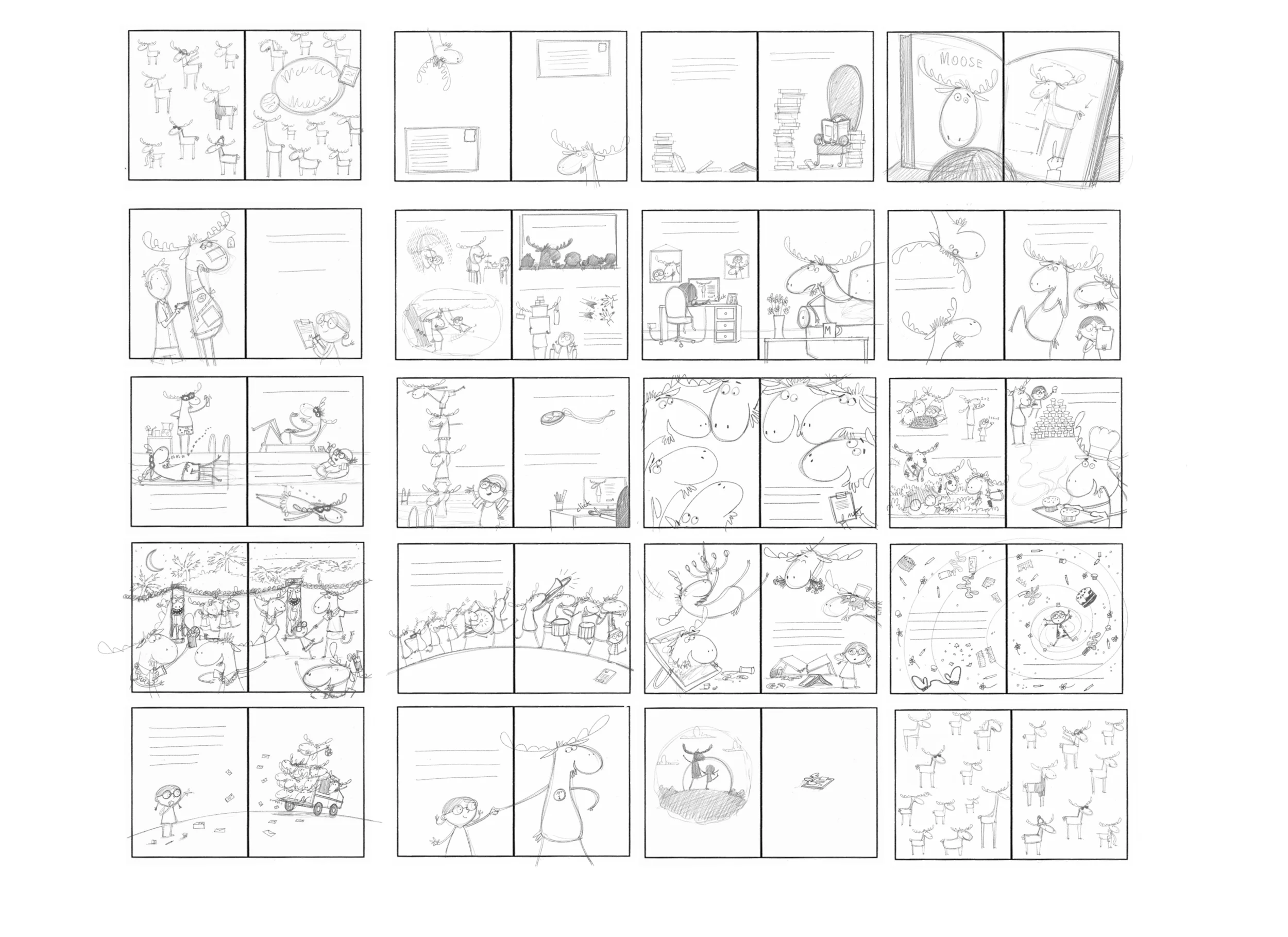 Initial moose thumbnails