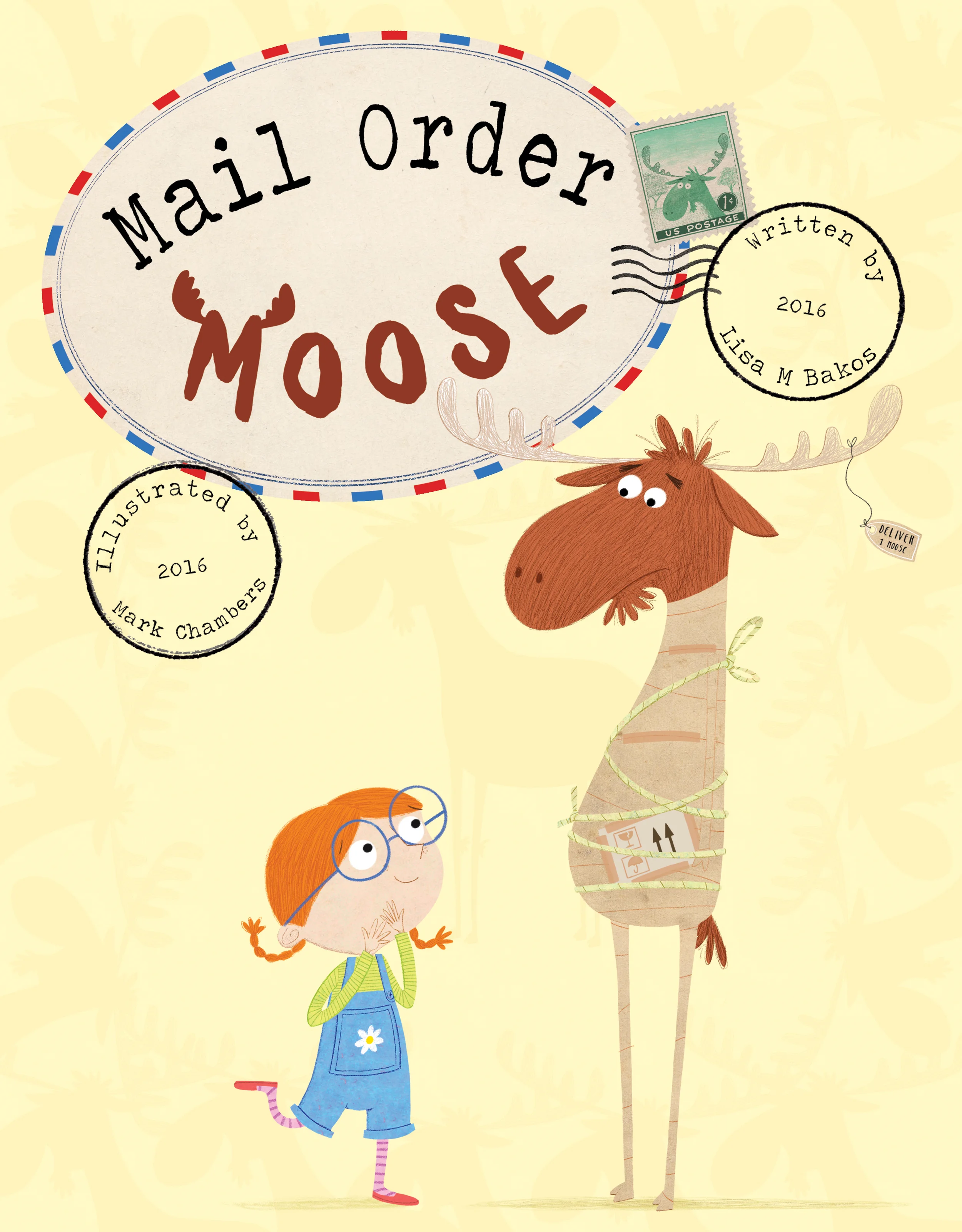 Going to art with the chosen design, everyone felt the moose looked a bit unhappy at being wrapped up in a load of parcel tape (wouldn't you be too?) also Martha needed to look happier and more animated to express her joy at receiving her first moose.