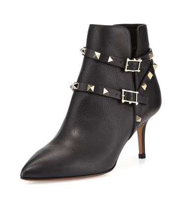  Valentino Rock Star Stud Ankle Boot 