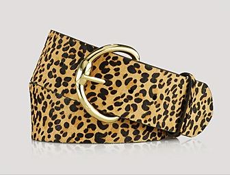   Ralph Lauren leopard print belt (wide), Bloomingdales  
