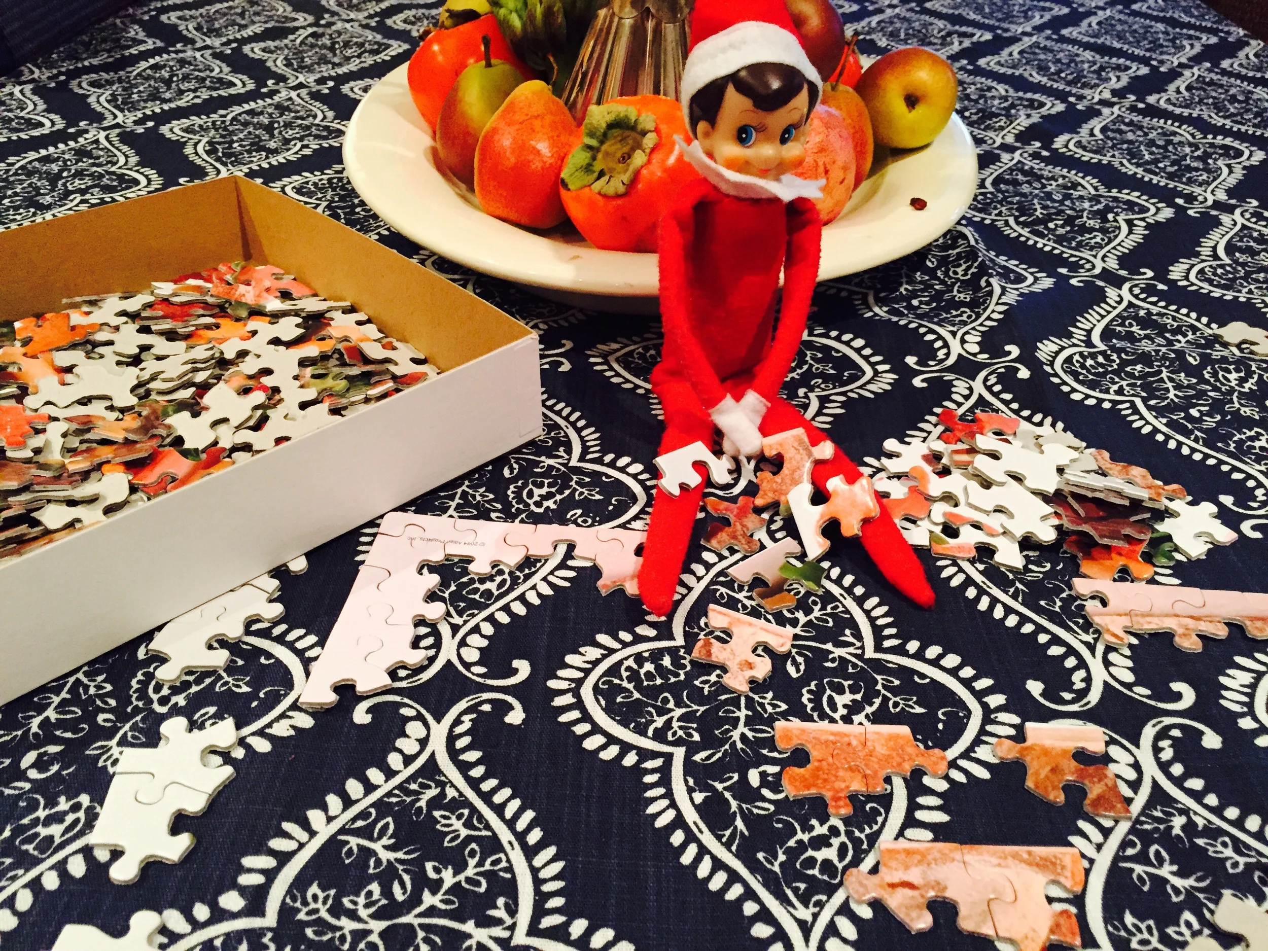This is what happens when our elf leaves the shelf via The Entertaining House