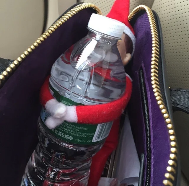 This is what happens when our elf leaves the shelf via The Entertaining House