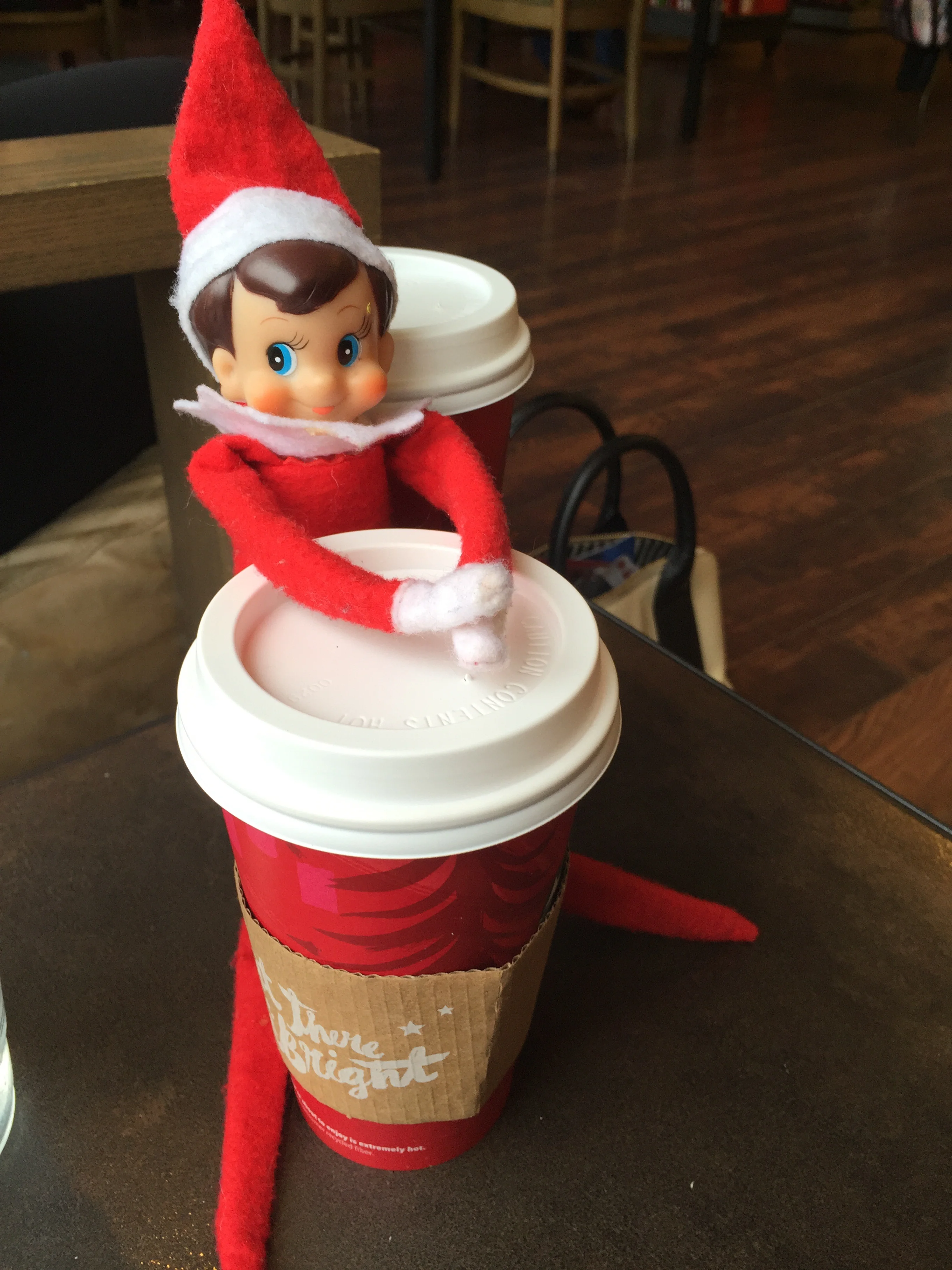 This is what happens when our elf leaves the shelf via The Entertaining House