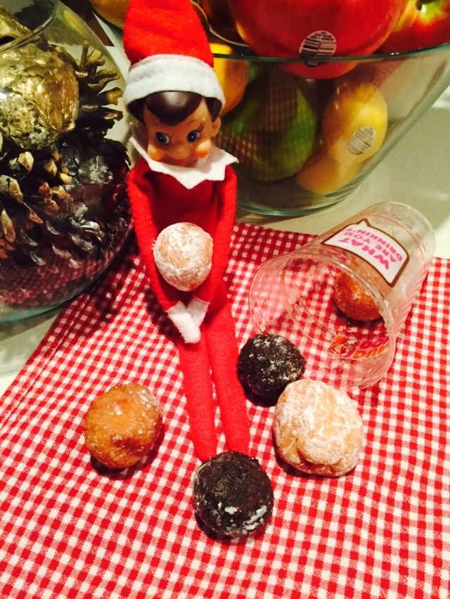 This is what happens when our elf leaves the shelf via The Entertaining House