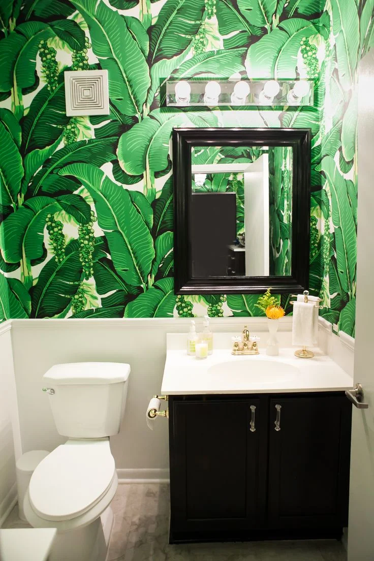 Dress your walls with palm fronds - Image via 