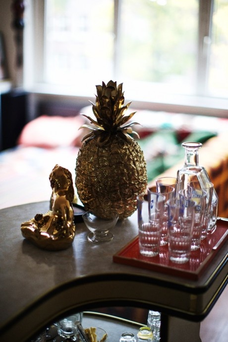 The history of the pineapple in interior design - Image via 