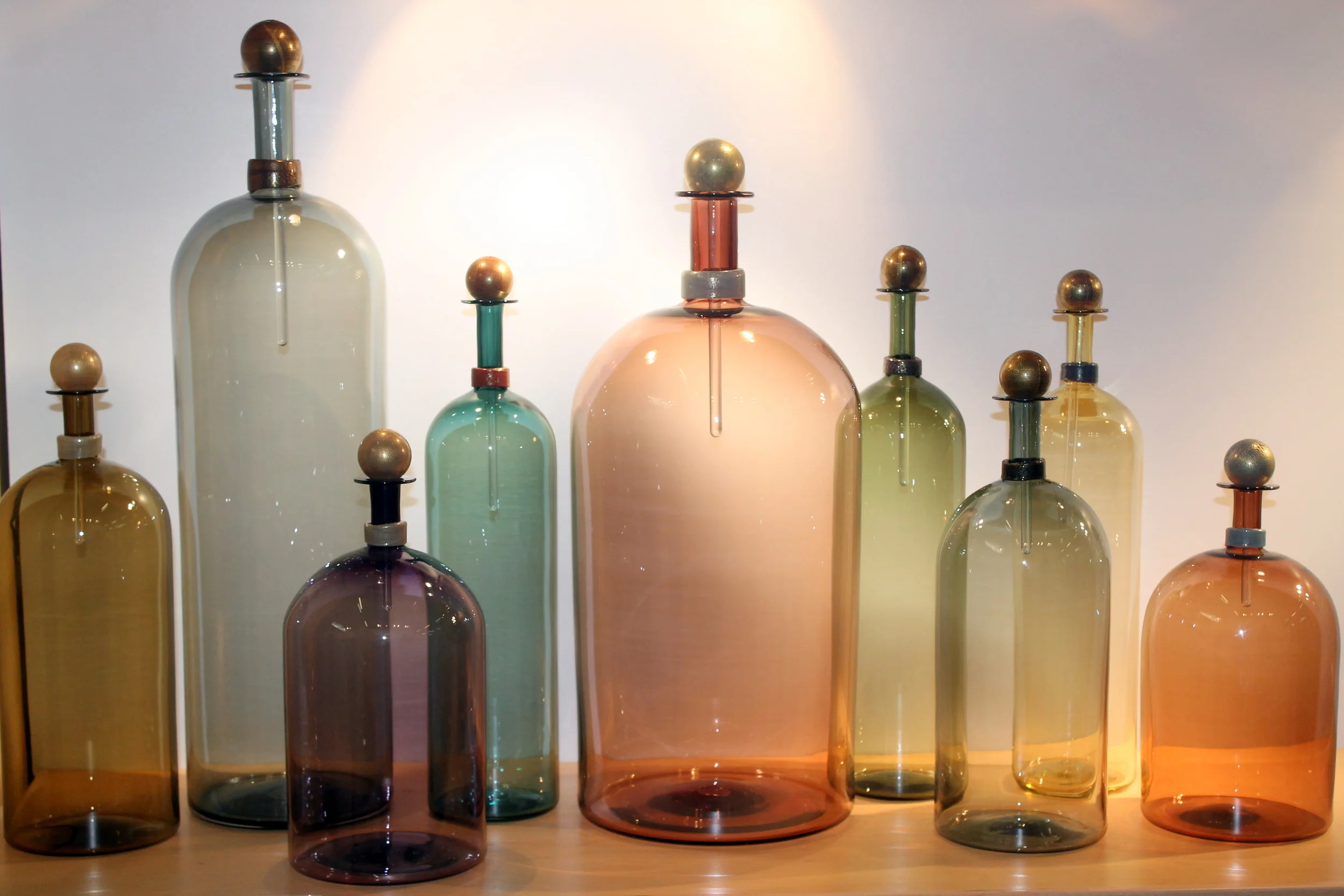 Vetro Vero always captures my attention. Sleek, elegant and sublime, from stemware to barware, to vases and pitchers, these hand-blown, modern Venetian designs by Michael Schunke and Josie Gluck are stunning. Find modern Venetian style goblets, functional wine decanters, stemware, and inspired home decor in bright jewel tones and smokey neutral colorways. Vetro Vero hand blown glass designs include Flat Pitchers, color-block Incalmo Vases, graceful Tapered Bottles and functional Flower Vases have garnered attention from such publications as Veranda, Elle Decor, Vogue, Traditional Home, Brides to name just a few. For more visit their website . 