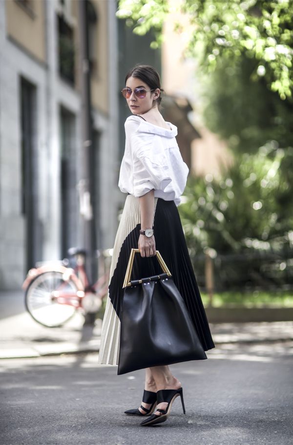 The Mule makes a grand re-entry and is a must have shoe for every wardrobe. Image via All For Fashion Design.