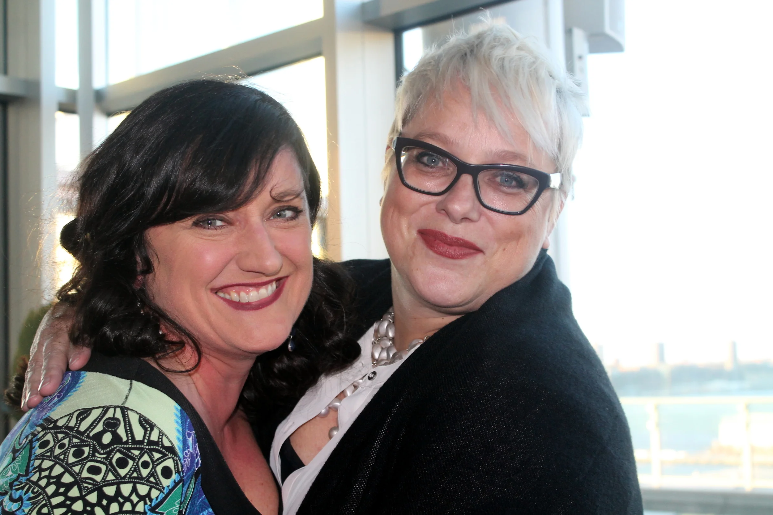 Modenus Founder Veronika Miller and Leanne Wood Newman of Flying Camel Advertising, Design & PR. Image property of The Entertaining House.