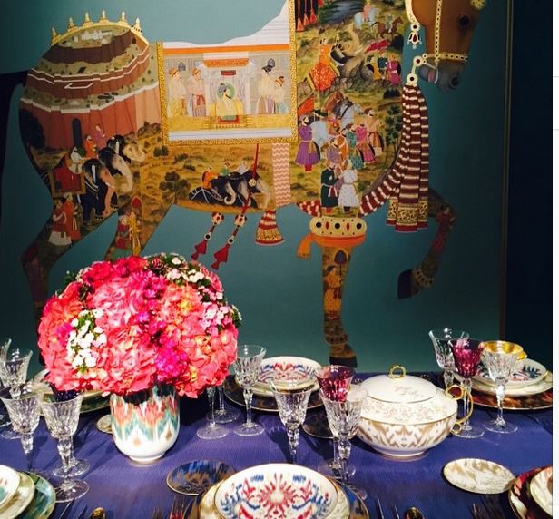 Hermes DIFFA table Detail. Image via Jessica Gordon Ryan.