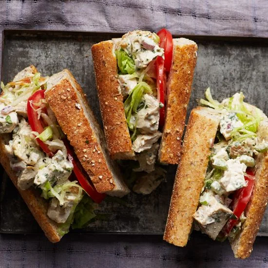 Food & Wine has a recipe for chicken salad sandwiches that are above and beyond the ordinary. (It's all in how you poach the chicken!)