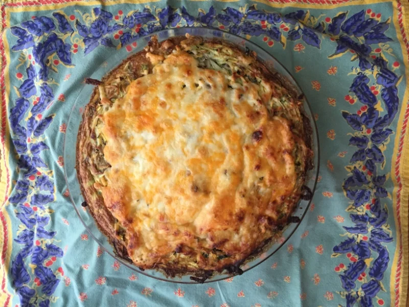 Slow & Simple Zucchini, potato and onion frittata — The Entertaining