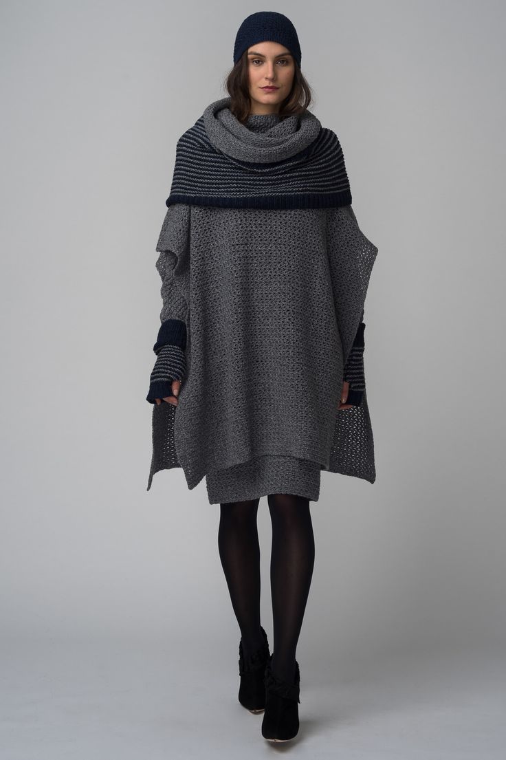 10 Stylish Ponchos :: The Entertaining House. Image via Hania by Anya Cole