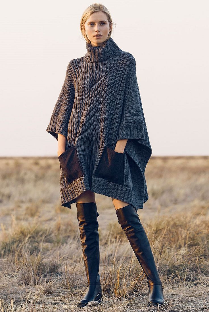 10 Stylish Ponchos :: The Entertaining House. Image via Country Road Australia