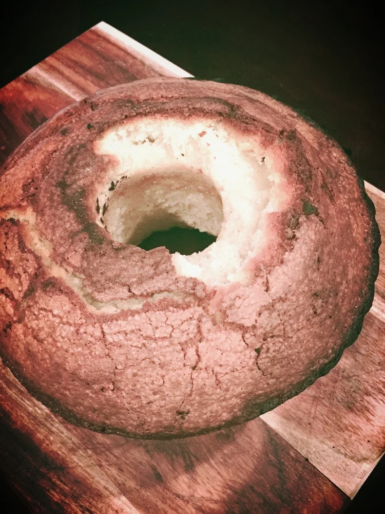 The only thing you need to bake this holiday season! Eggnog Poundcake. Image via The Entertaining House