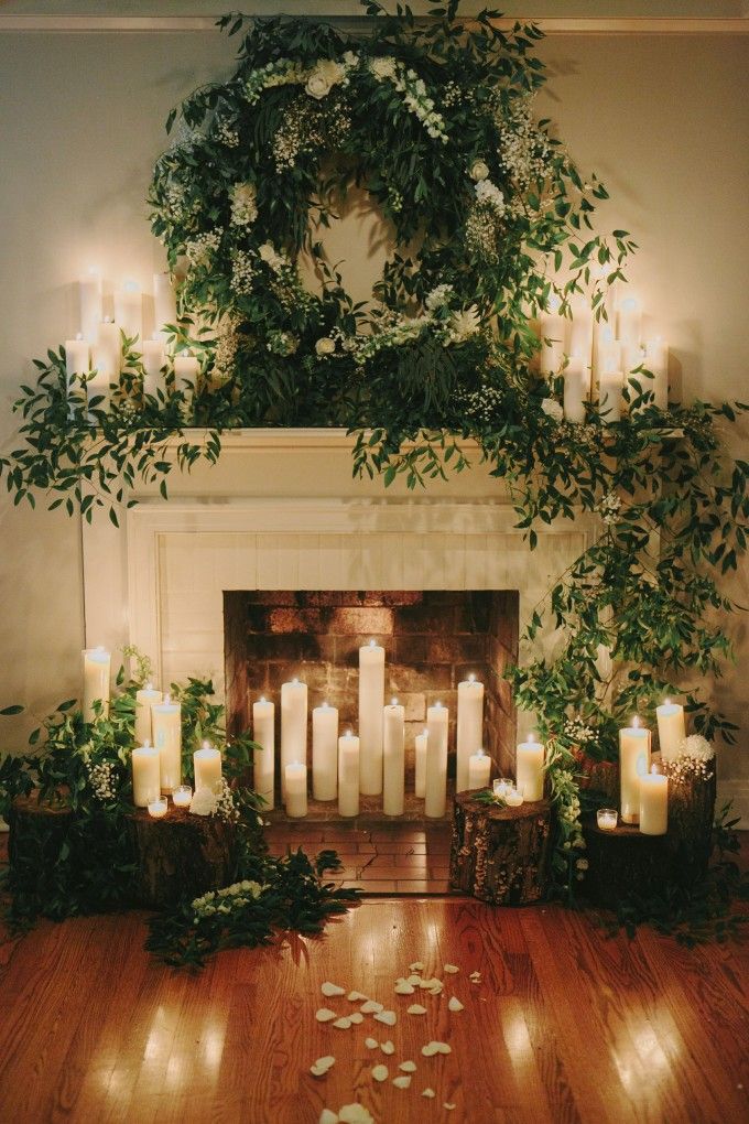Decorating for the holidays :: Decorating for the holidays when you don't have a tree. The Entertaining House. Image via
