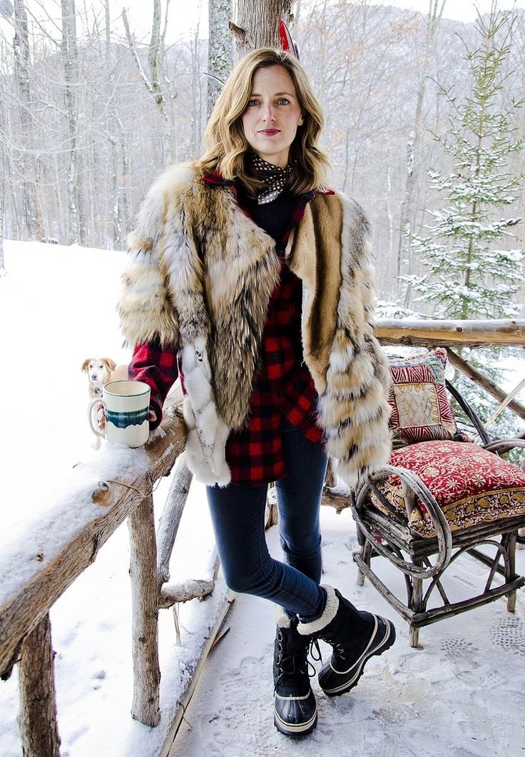 Cabin Chic - Amanda Brooks, Image via Vogue