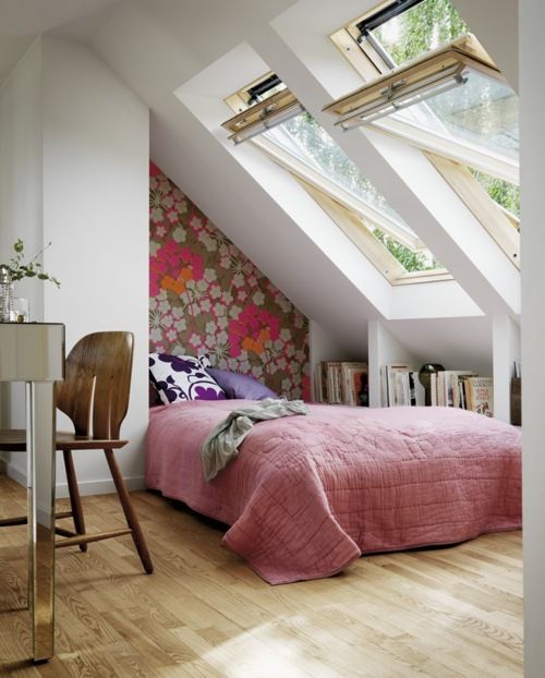 13 Sublime Attic Transformations - The Sky's the Limit! The Entertaining House. Image via Tumblr