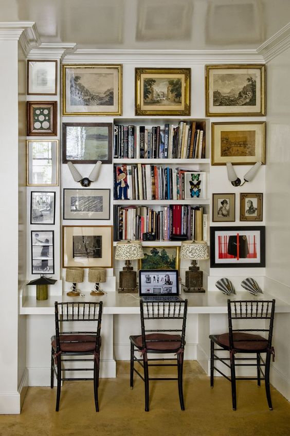 Stunning ways to incorporate your book collections into your home decor. Image Domaine Home.