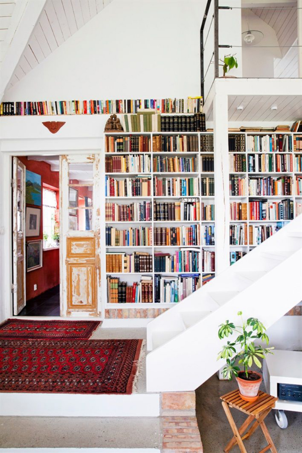 15 Stunning ways to incorporate your book collections into your ...