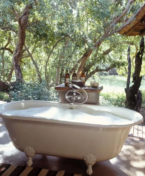 Soaking up nature 12 Stunning outdoor baths — The Entertaining House