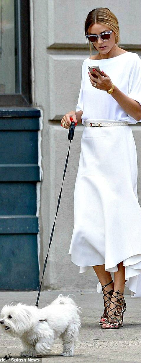 White is Hot! What to wear this summer via The Entertaining House. Via InStyle