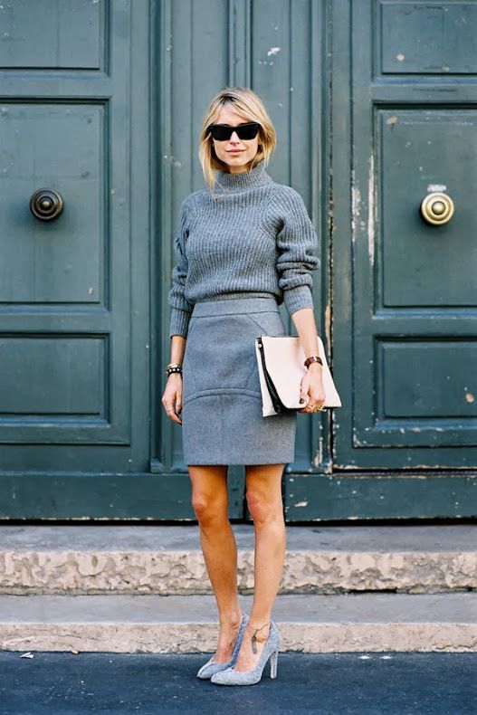 Grey Matters :: Neutral's most exciting color via The Entertaining House. Image via WhoWhatWear