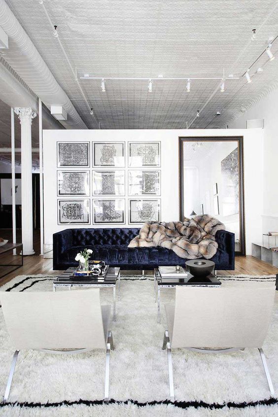 Seating Arrangements :: The Velvet Touch, is it for you? Image via The Style Files
