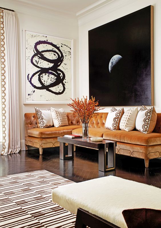 Seating Arrangements :: The Velvet Touch, is it for you? Image via Architectural Digest
