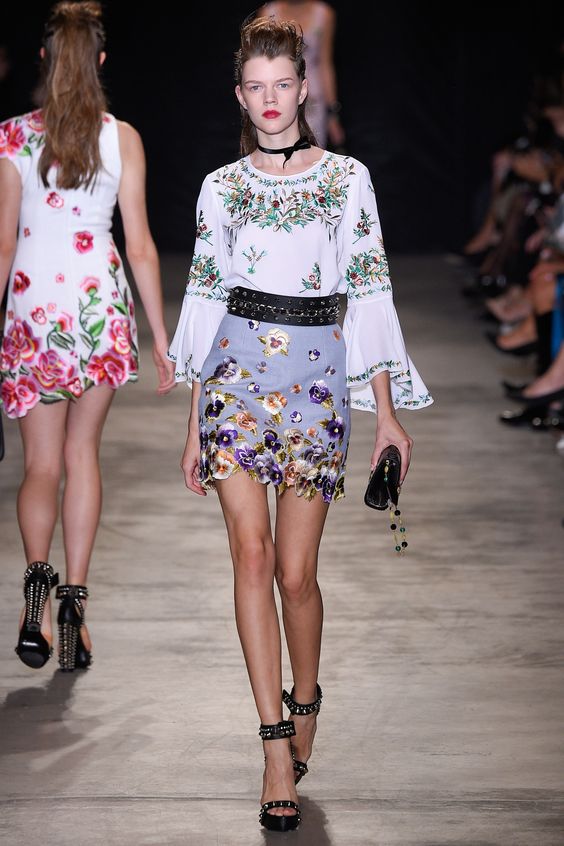 Floral Notes :: What to wear this spring. Image Andrew Gn, Vogue