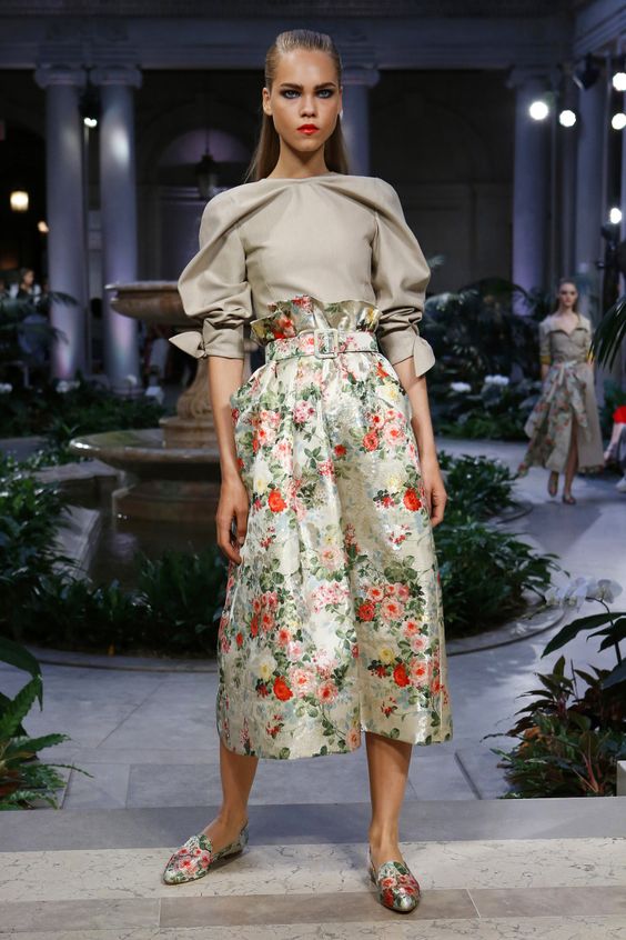 Floral Notes :: What to wear this spring. Image Carolina Herrera, Business of Fashion