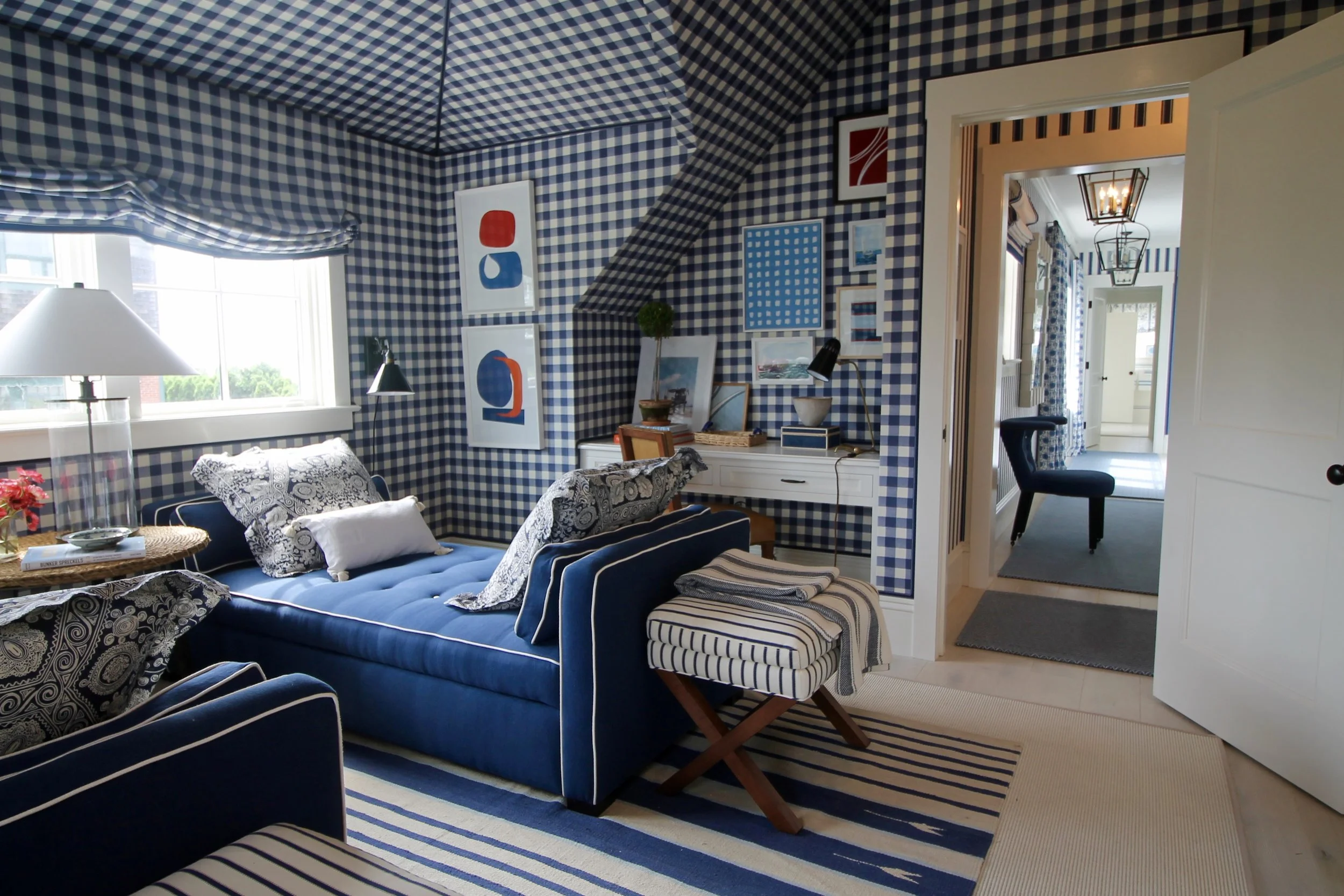Inside Coastal Living Magazine's 2017 Idea House in Newport, Rhode Island. Images property of The Entertaining House