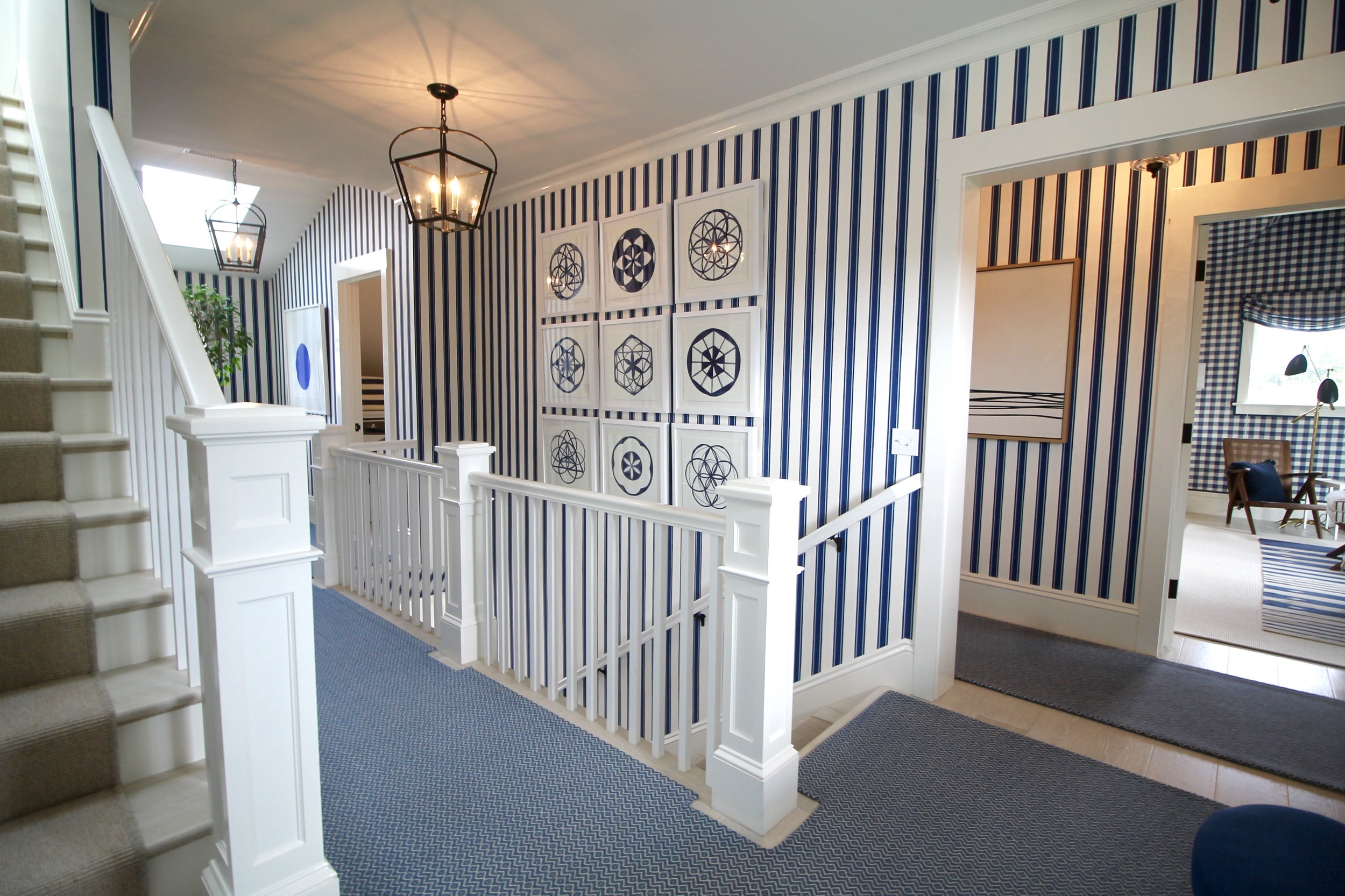 Inside Coastal Living Magazine's 2017 Idea House in Newport, Rhode Island. Images property of The Entertaining House