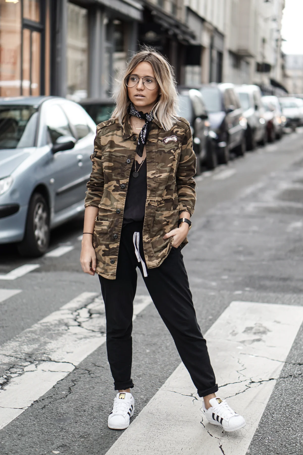 Because she Camo! She's French... bien sur! Image via Noholita 