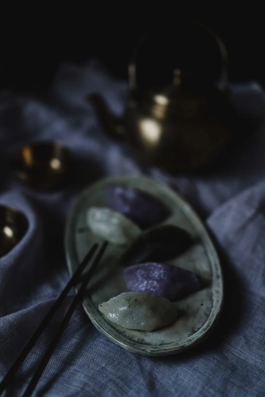 Songpyeon             Half-Moon Rice Cakes