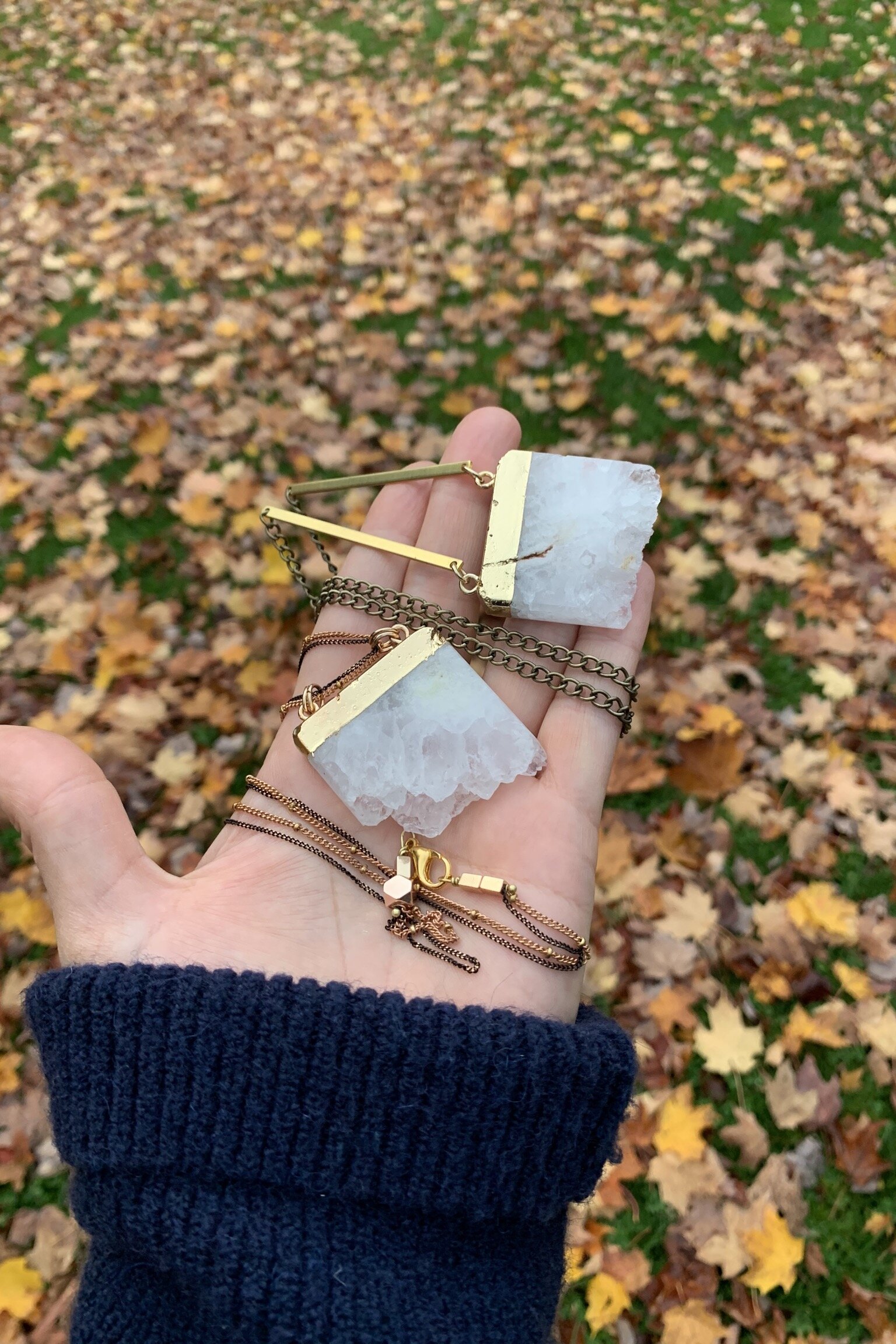 WE ALL WANT A CASTLE NECKLACES