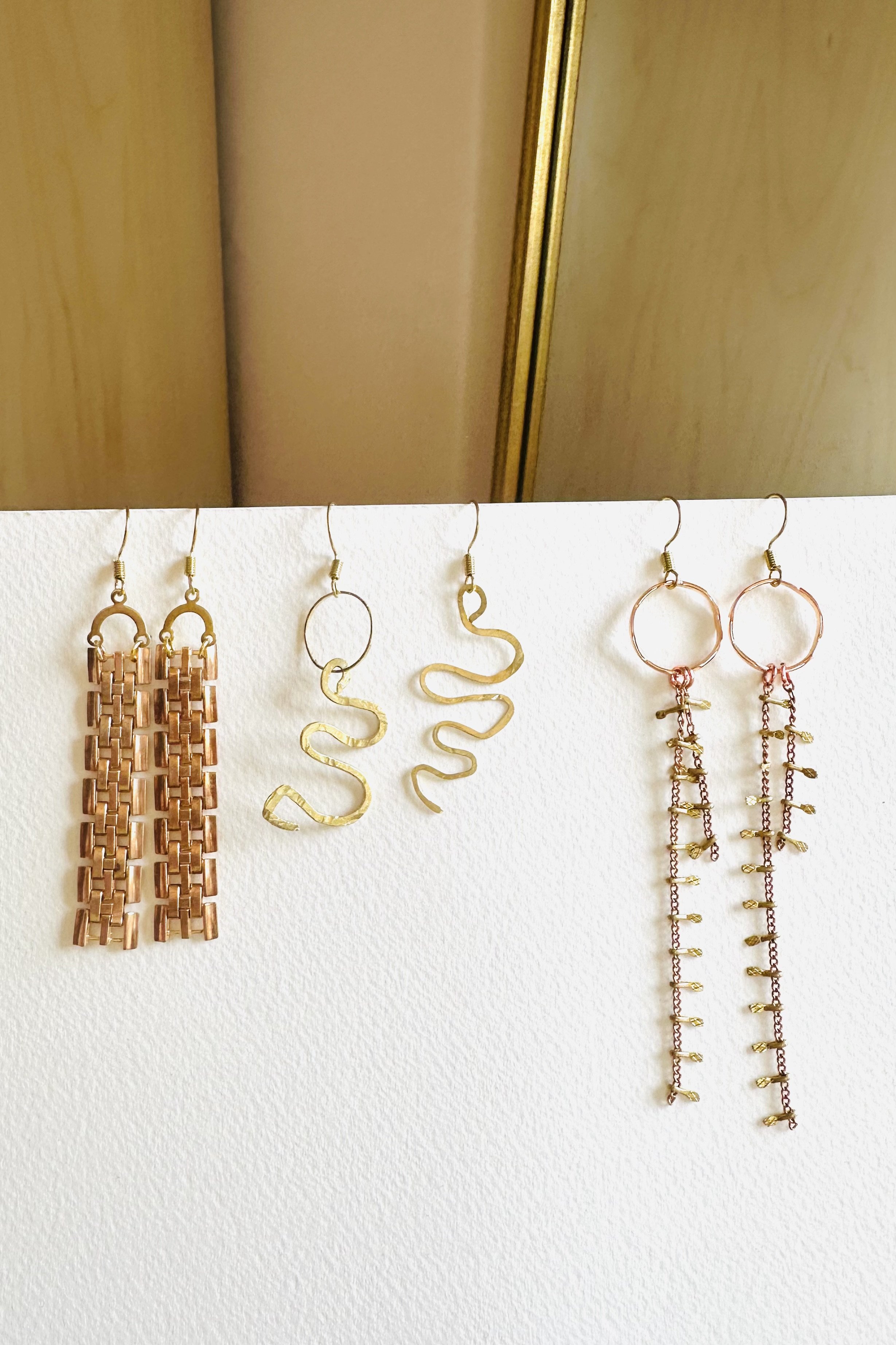 lightweight hand-forged mismatched snakes