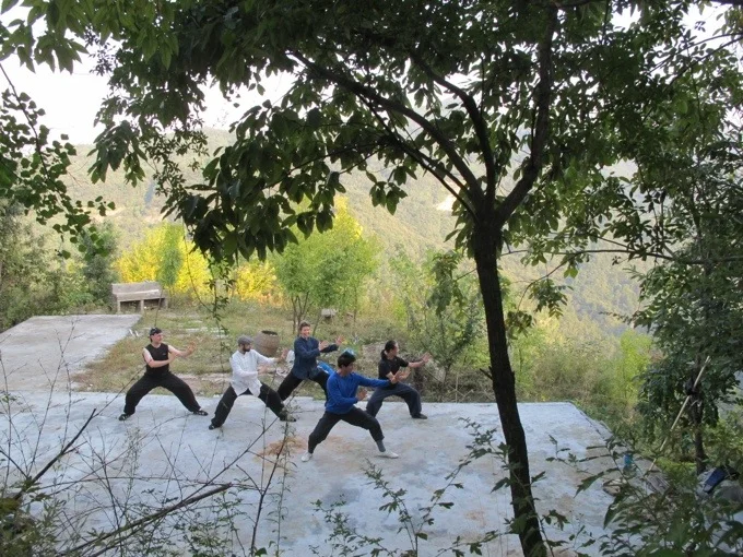 Training at wudang, October 2012