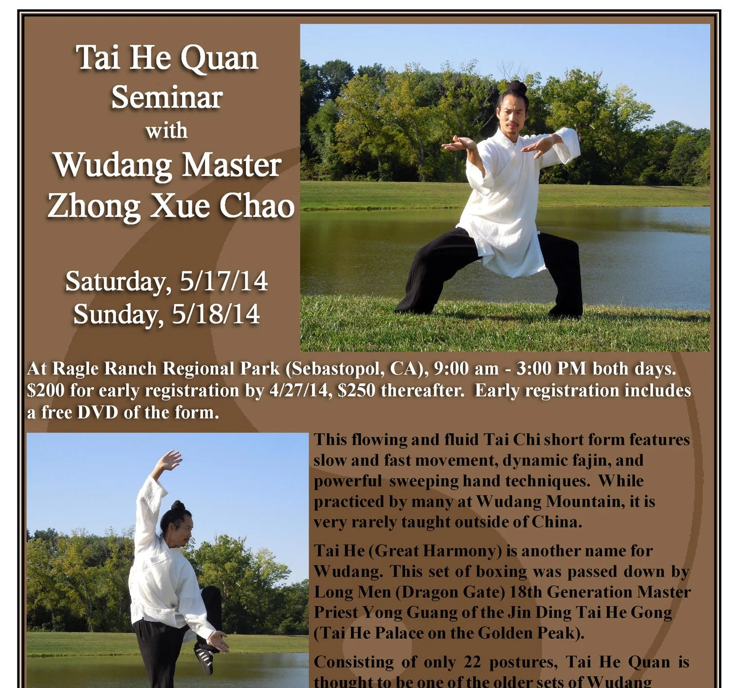 Tai He Quan Seminar at Sebastopol, CA, May 17-18, 2014