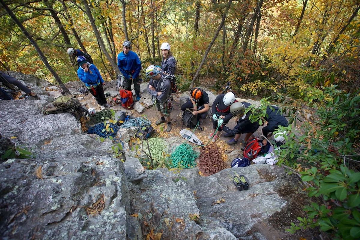 The Principia Climbers in West Virginia