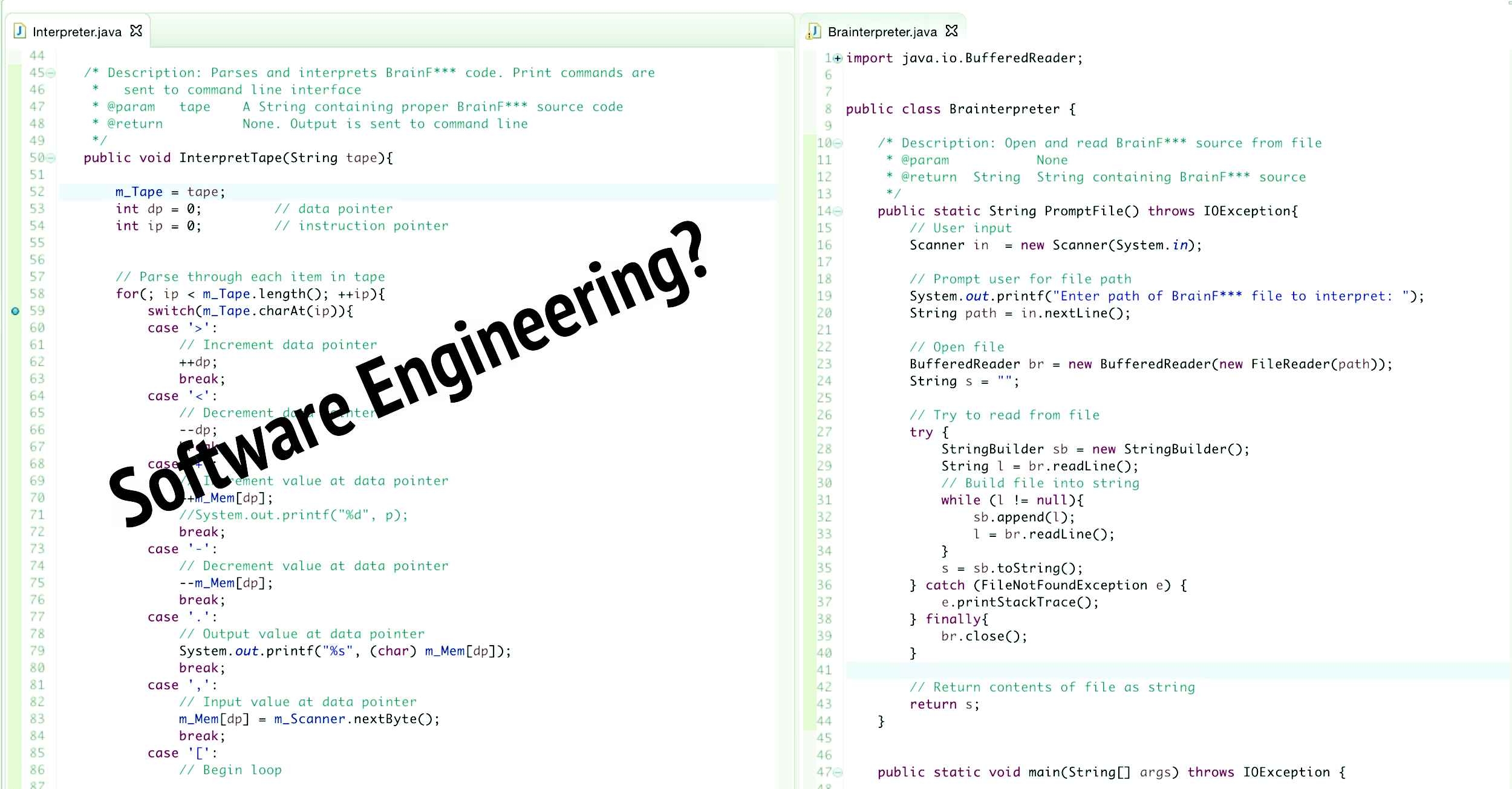 Moving forward (Software route)