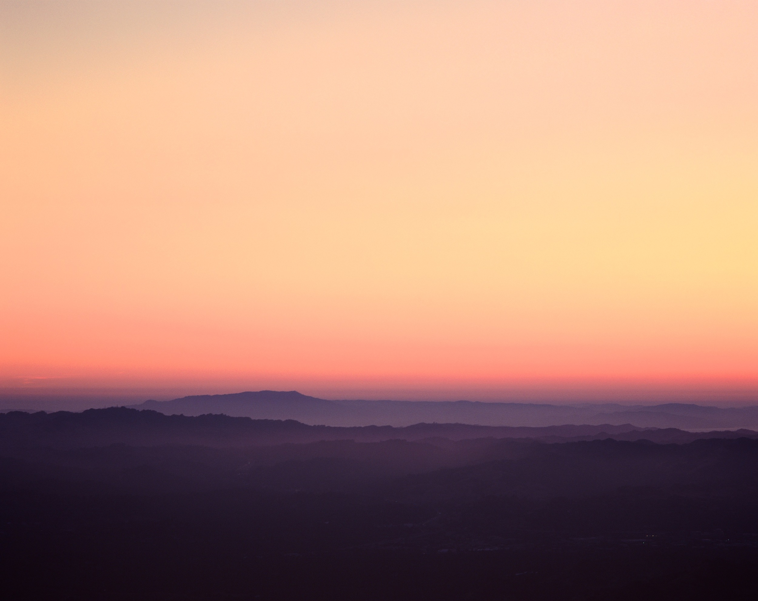Dusk over Mt Tamalpais 