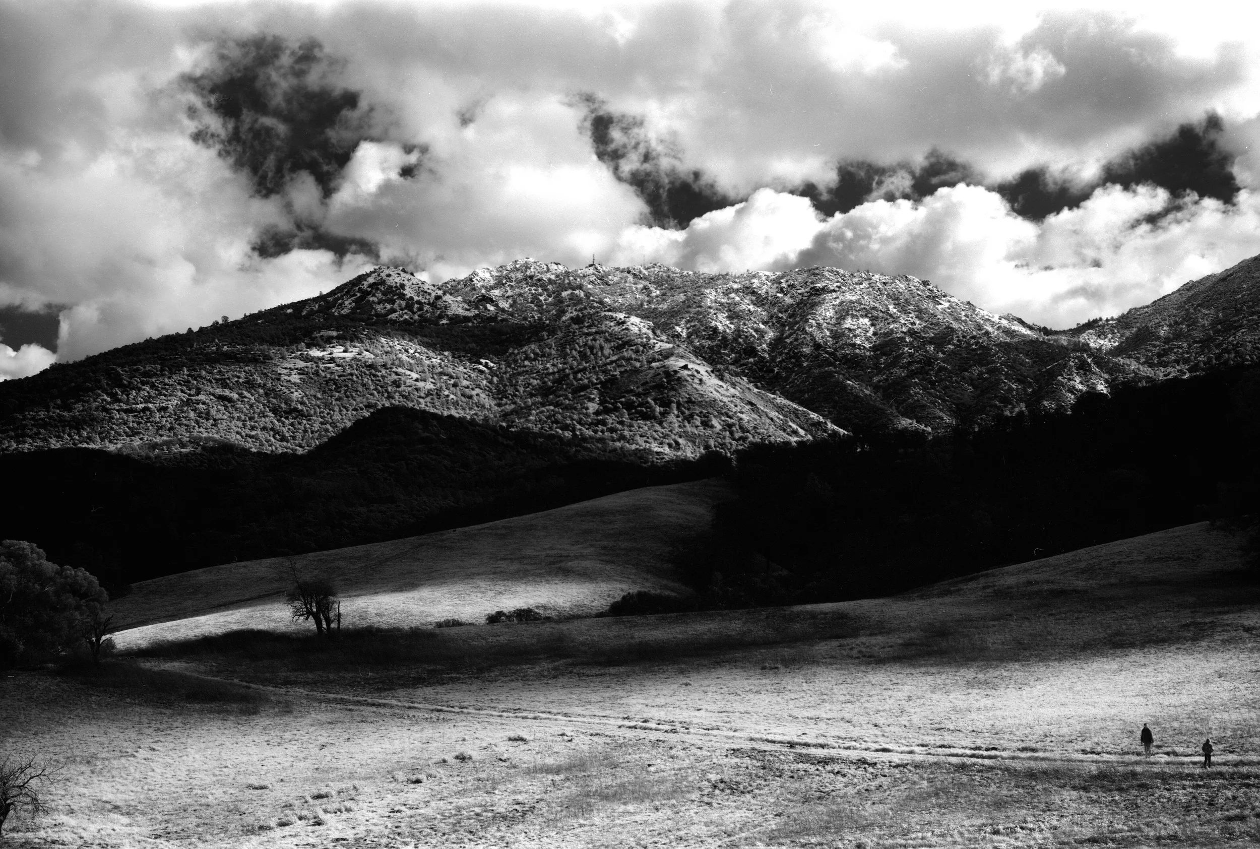 Clearing Winter Storm over Mt Diablo, February 2011 Graflex 2x3 Speed Graphic, 105mm, Rollei IR 400