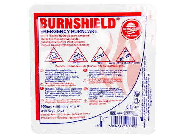 Burnshield Burn Dressing, 4'' x 4''  Ever Ready First Aid