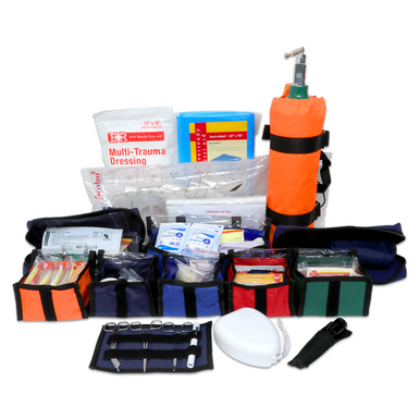 Dixigear Ultimate Pro O2 Trauma Kit, Navy - Fully Stocked — Ever Ready ...