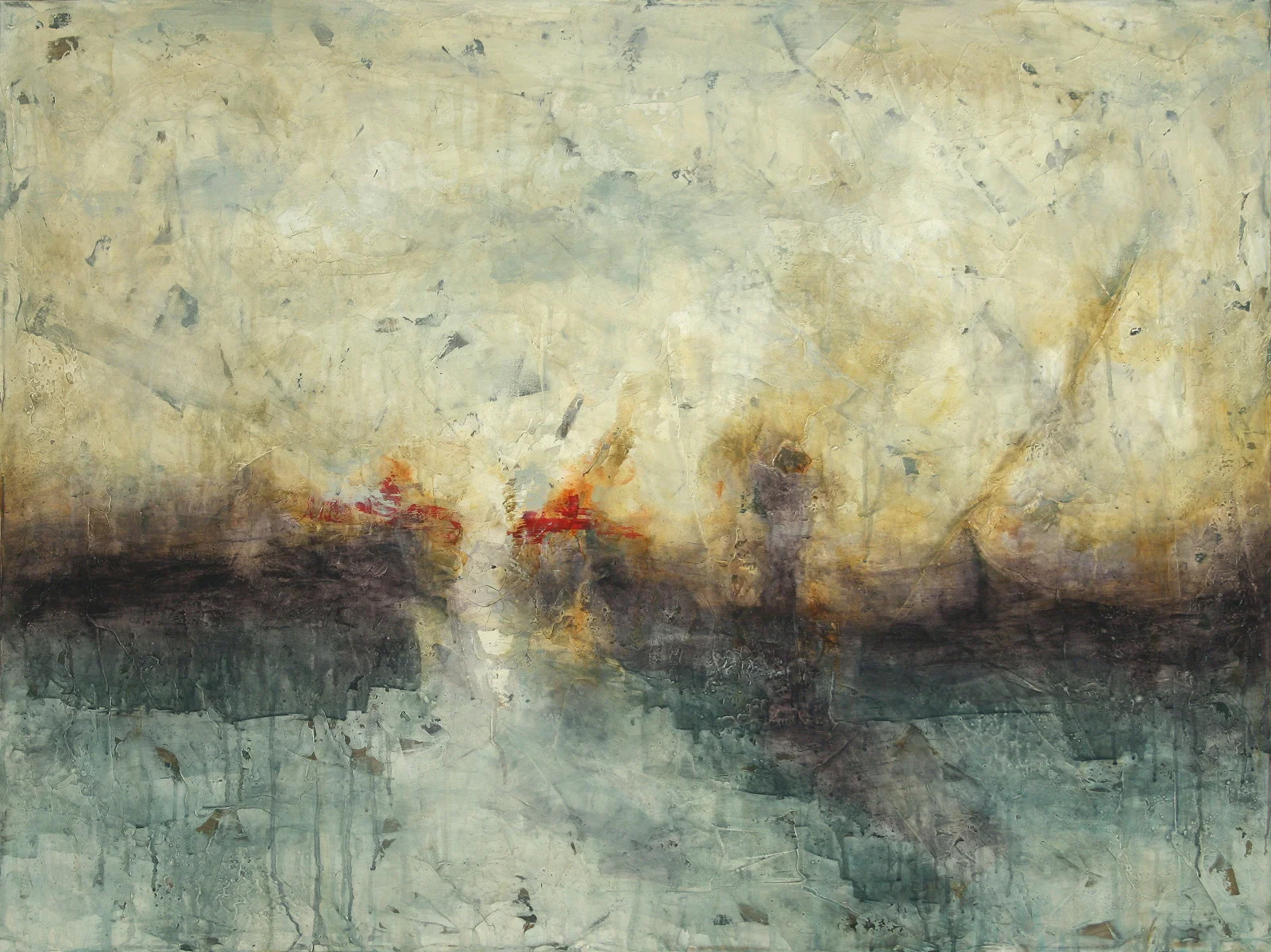 Old soul Oil and Acrylic on Canvas 40"x30", 2009 Private Collection