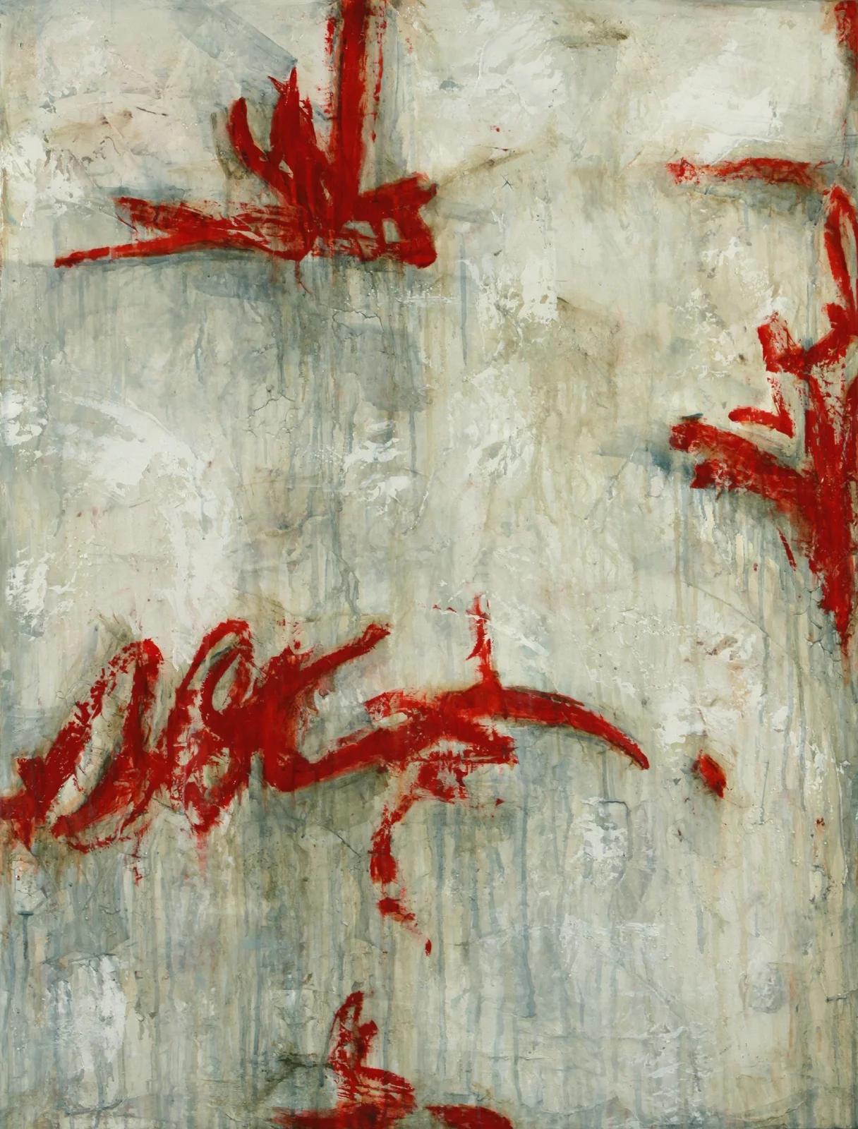 Tangerine Tango Oil and Acrylics on Canvas 46"x35"x2", 2010